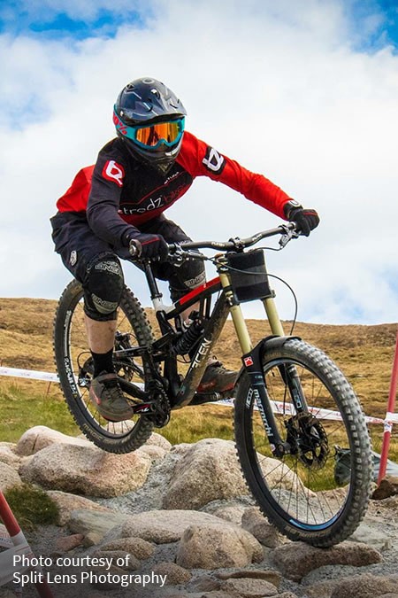 Lindsay in action up in Scotland